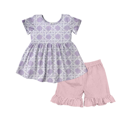 3.27GSSO2529 Purple Summer Suit