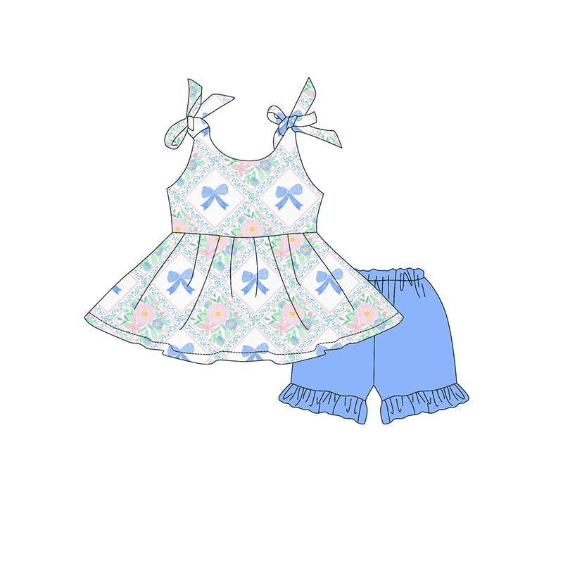 3.27GSSO2536 Bow Blue Summer Suit