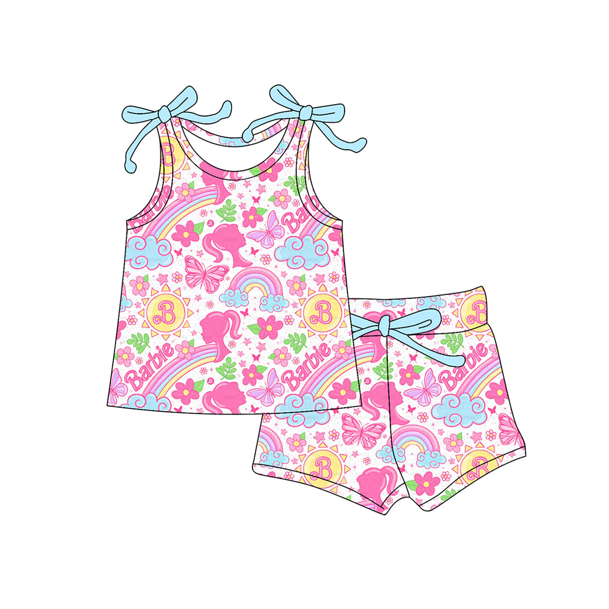 4.4GSSO2557 Rainbow Princess Sling Set