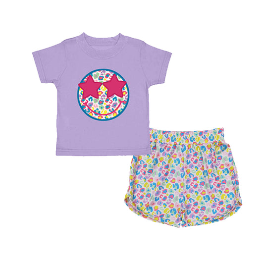 4.8GSSO2562 Purple Girls Summer Suit