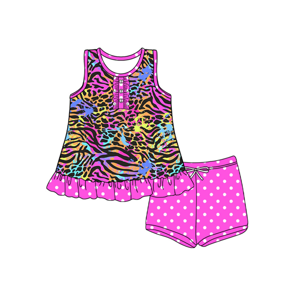 4.8GSSO2565 Tiger pattern girl suit