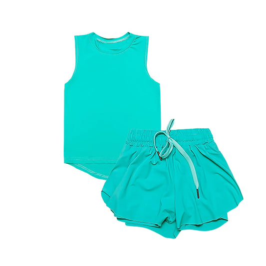 4.8GSSO2572 Green Yoga Set