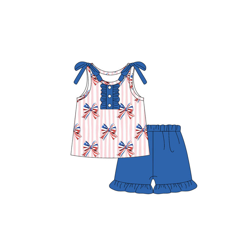 6.4GSD2599 National Day Blue Flag Set