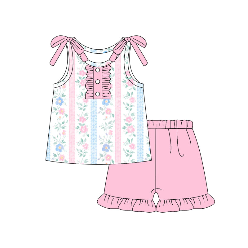 5.22 GSPO2039 pink sling flower suit