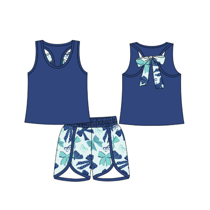 5.27GSSO2641 Dark blue bow set