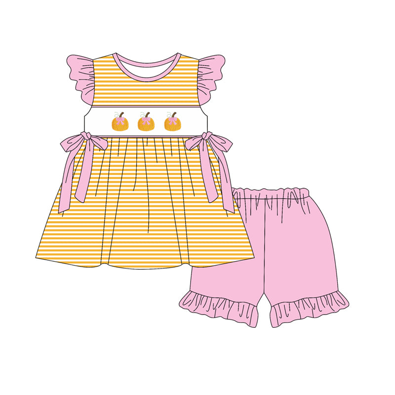 5.27GSSO2644 Pumpkin Stripe Set