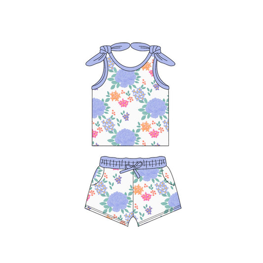 5.28GSSO2652 Purple Flower Girls Suit