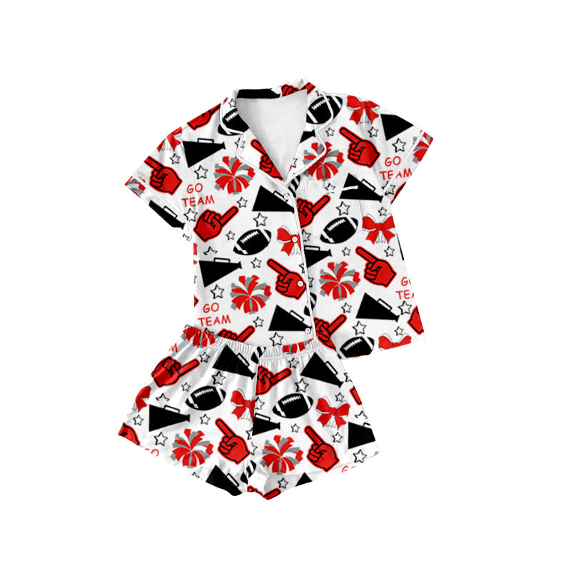 6.7GSSO2674 Hand Sign Football Cheer Pajama Set