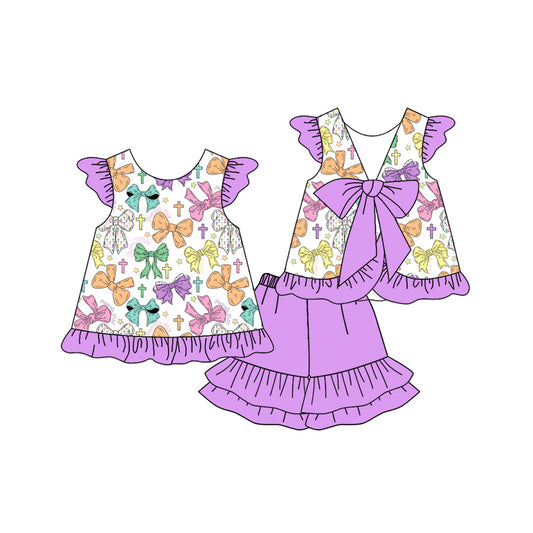X10.14 GSSO2758 Purple Bow Set