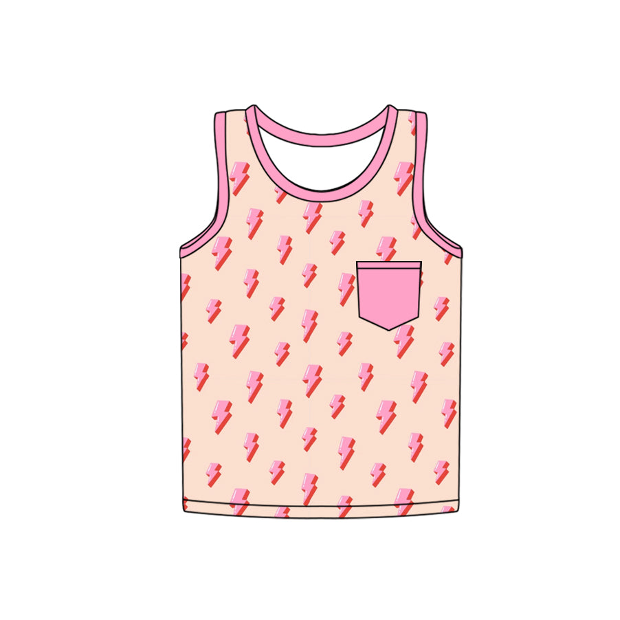 3.7GT0954 Girls Lightning Pocket Top