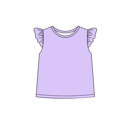 3.20GT0966 Purple flying sleeve top