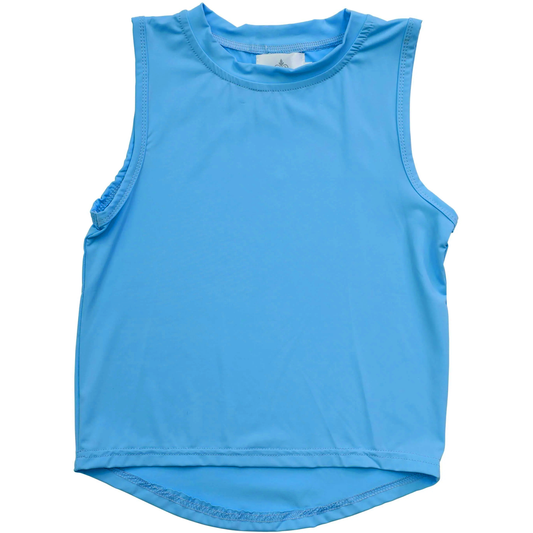 3.26GT0986 Blue yoga wear short sleeves