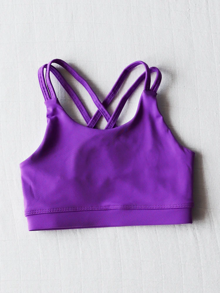 3.31GT1003 Purple Strap Yoga Vest