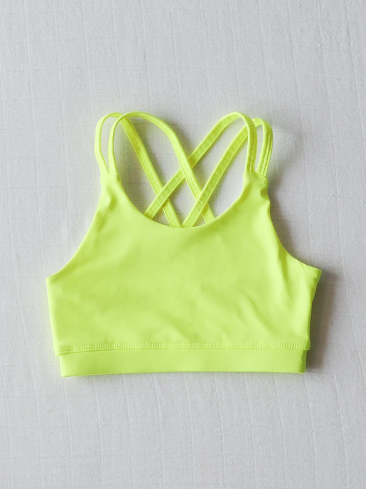 3.31GT1005 Yellow Strap Yoga Vest