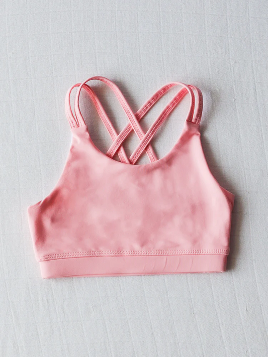 3.31GT1006Pink Strap Yoga Vest