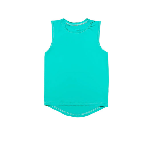 4.8GT1018 Fluorescent green yoga short sleeves