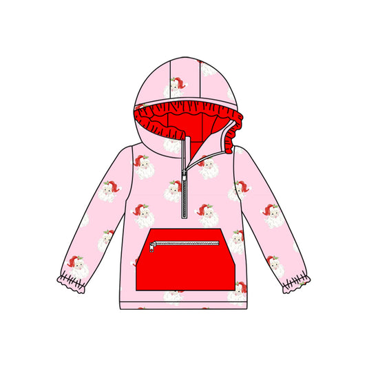 5.19GT1047 Santa Claus zip-up hoodie