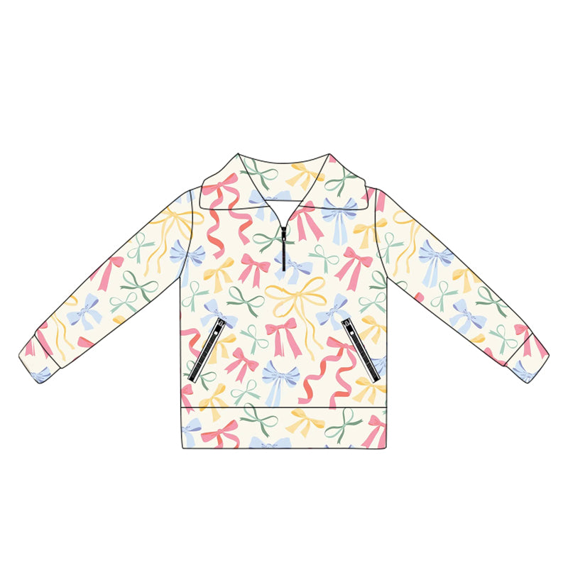 6.2GT1065 Colorful Bow Yoga Top
