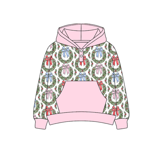 6.7GT1085 Christmas pink hoodie