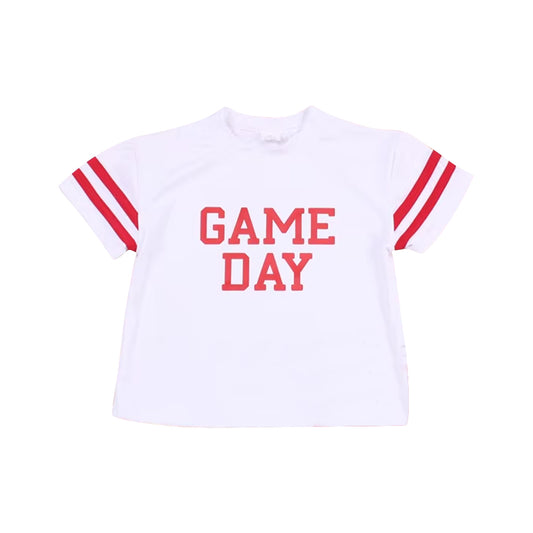 7.5GT1102 Red letter short-sleeved top