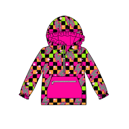 7.26GT117 Lightning Hooded Long Sleeve Top