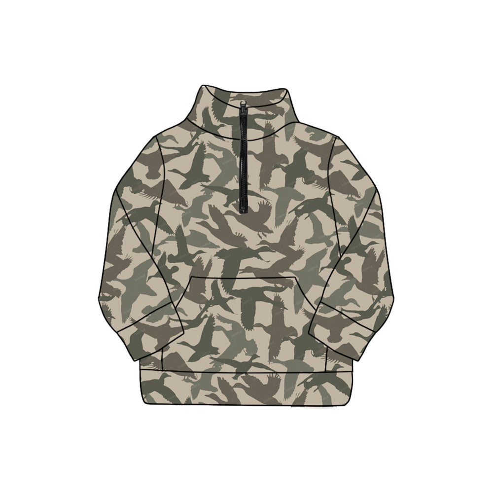 X912 GT1176 Camouflage Deer Yoga Top for Adults