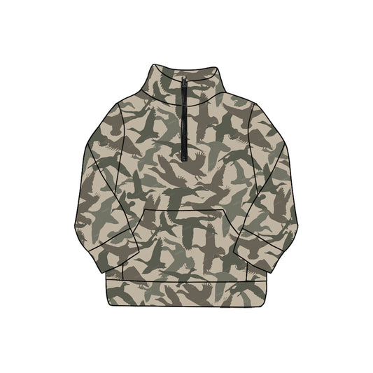 X912 GT1176 Camouflage Deer Yoga Top for Adults