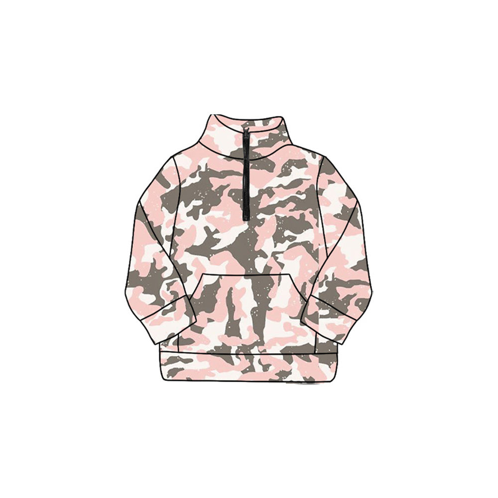 X912 GT1178 Green Camouflage Duck Yoga Top