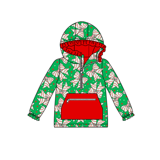 X901 GT1194 Green Pocket Hooded Top