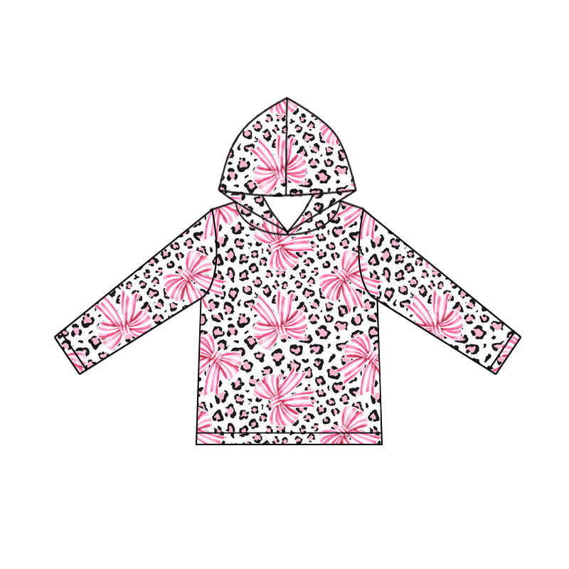X924 GT1240 Leopard Print Floral Long-Sleeved Top