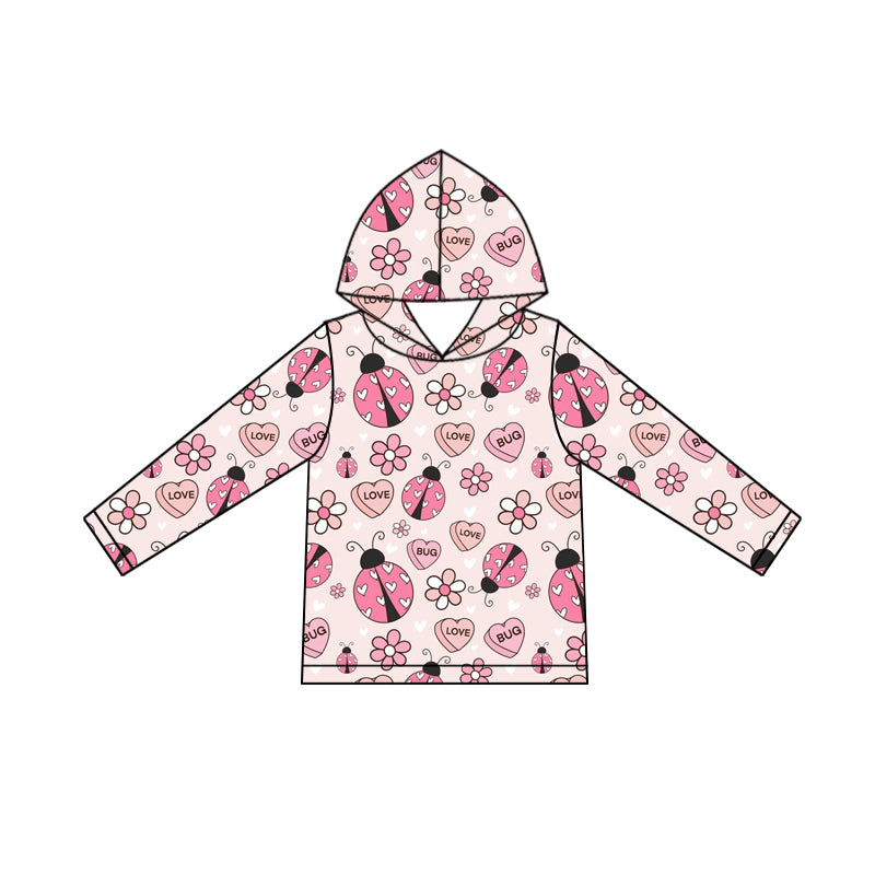 X924 GT1242 Heart Cartoon Long-Sleeved Top