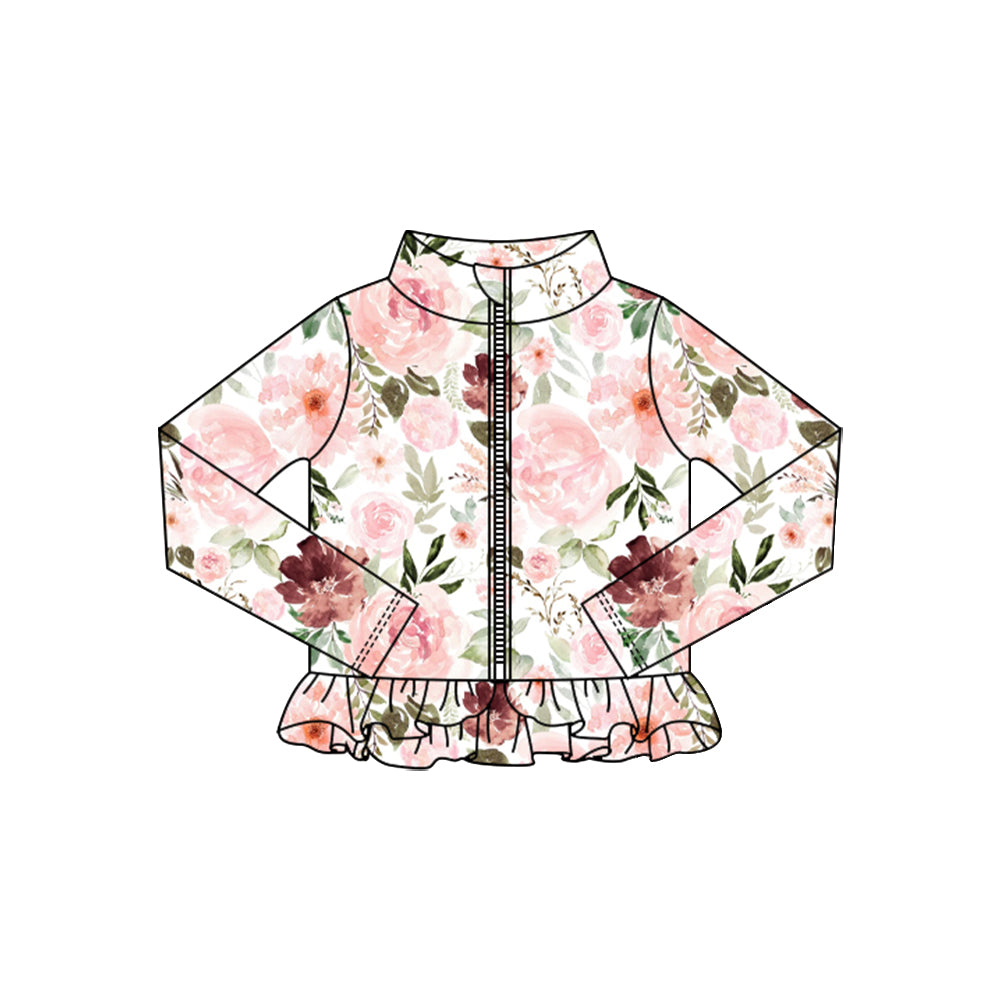 X10.17 GT1320 Pink Floral Yoga Top