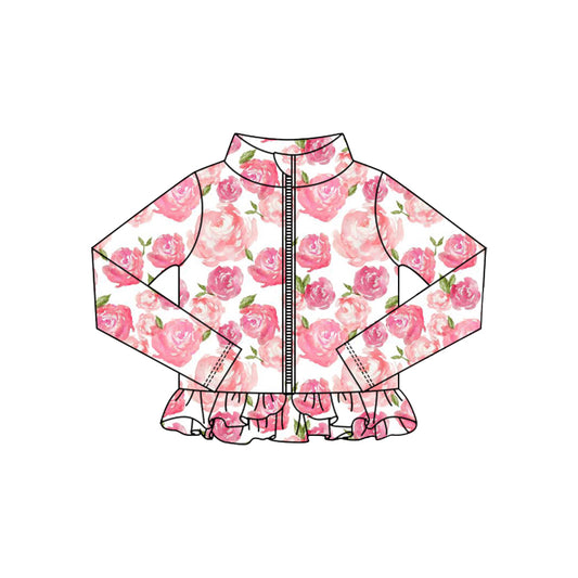 X10.17 GT1325Blue Floral Yoga Top