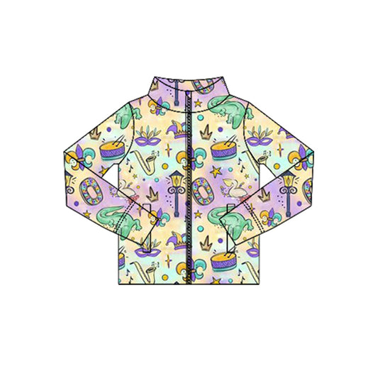 X10.23 GT1355 Carnival Zipper Yoga Top