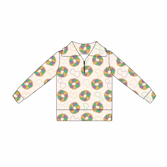 X10.23 GT1362 Cartoon Zipper Yoga Top