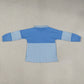 NEW RTS NO MOQ Yoga GT1716 Baby Girls Blue Stripe Yoga Active Zip Pullovers Tops