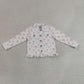 RTS NO MOQ milk silk GT1729 Baby Girls Pink Bows Long Sleeve Cardigan Jackets