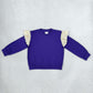 NEW RTS NO MOQ milk silk GT1846 Baby Girls Purple Khaki Stripe Long Flutter Sleeve T-shirts Top