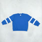 NEW RTS NO MOQ milk silk GT1860 Baby Girls Blue White Patchwork Long Sleeve Fall T-shirts Top