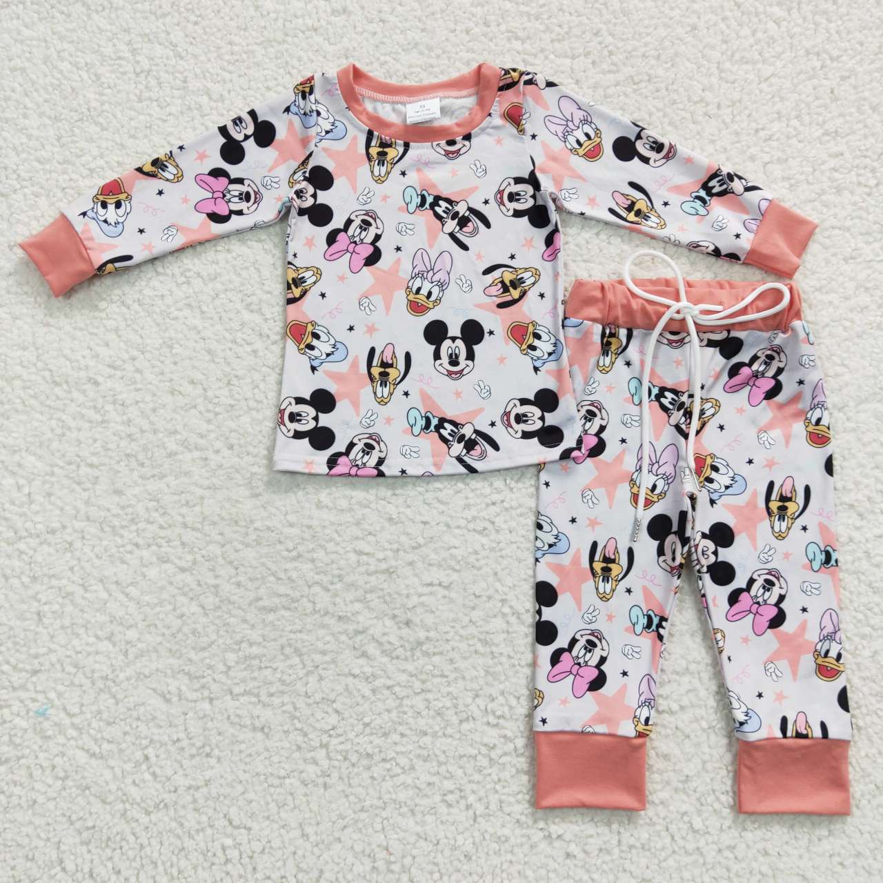 cartoon girls pajamas sets kids clothes