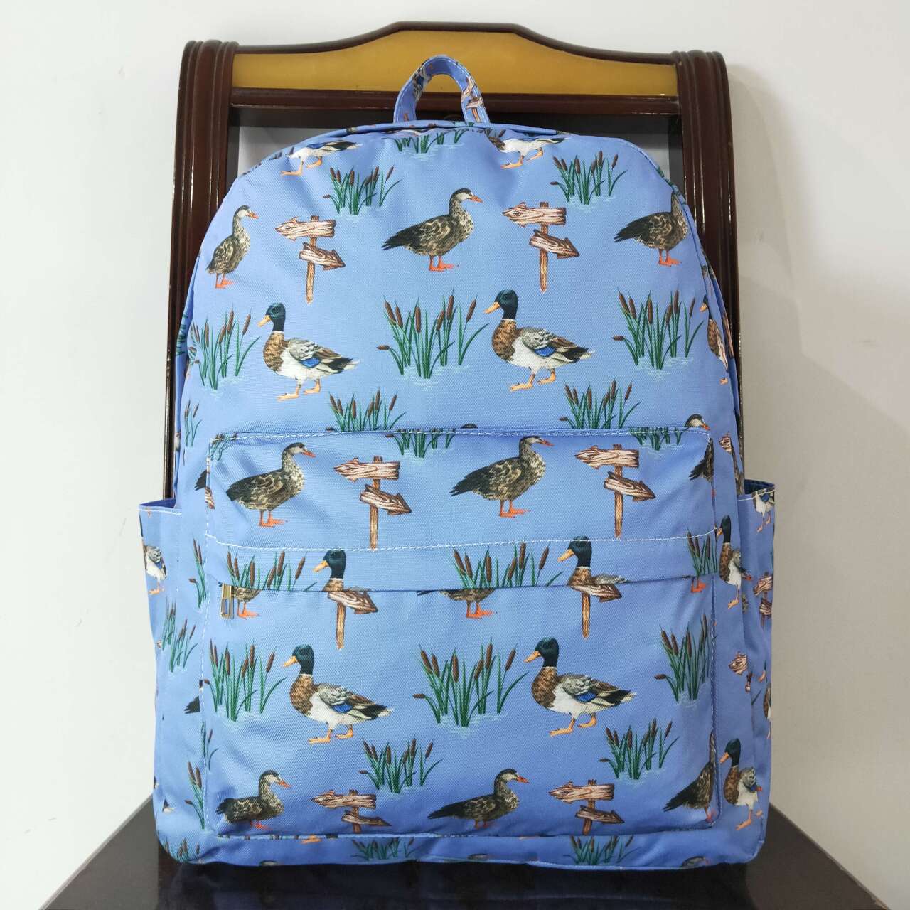 BA0200 Duck blue and purple backpack