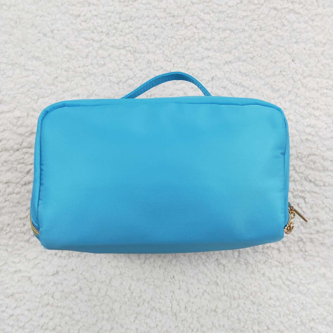 stuff Cosmetic bag blue kids girls Zipper carrying bag