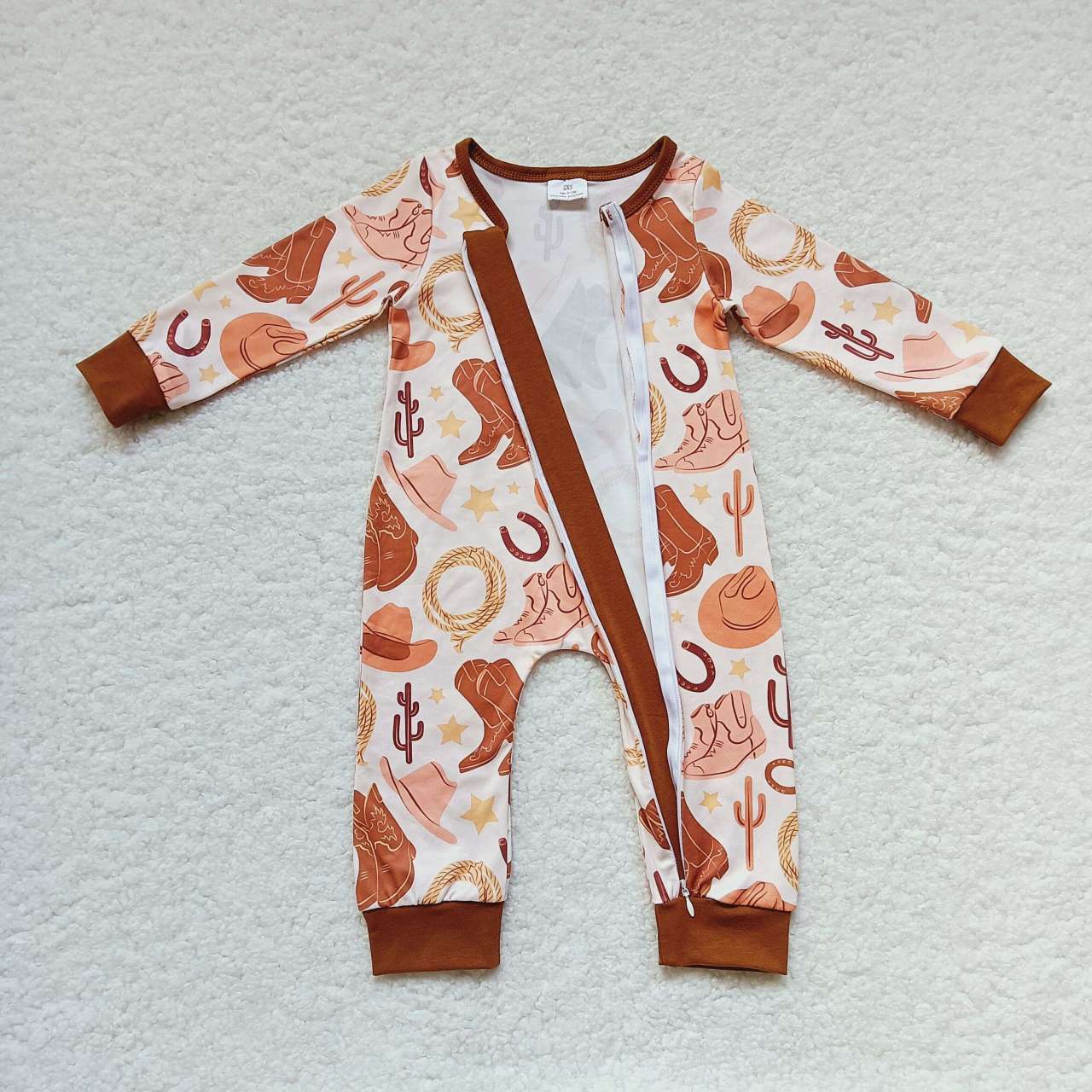 zipper romper west jumpsuit baby kids clothes