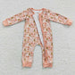 4.15zipper romper christmas girls jumpsuit baby clothes