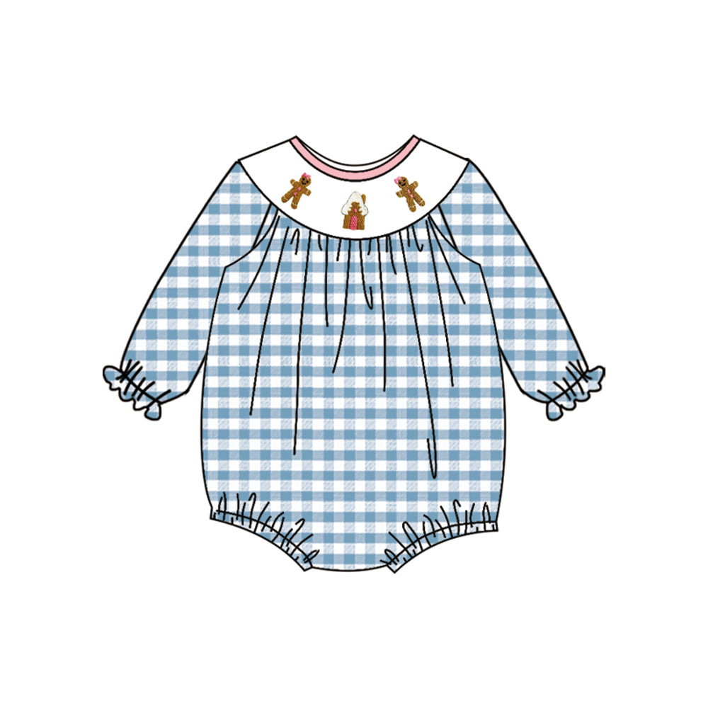 3.22LR2186smock gingerbread toddler clothes