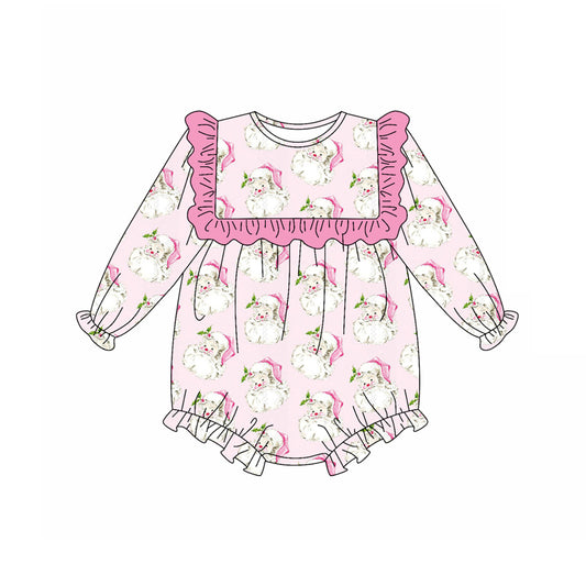5.14LR2208 Santa Claus pink toddler clothes