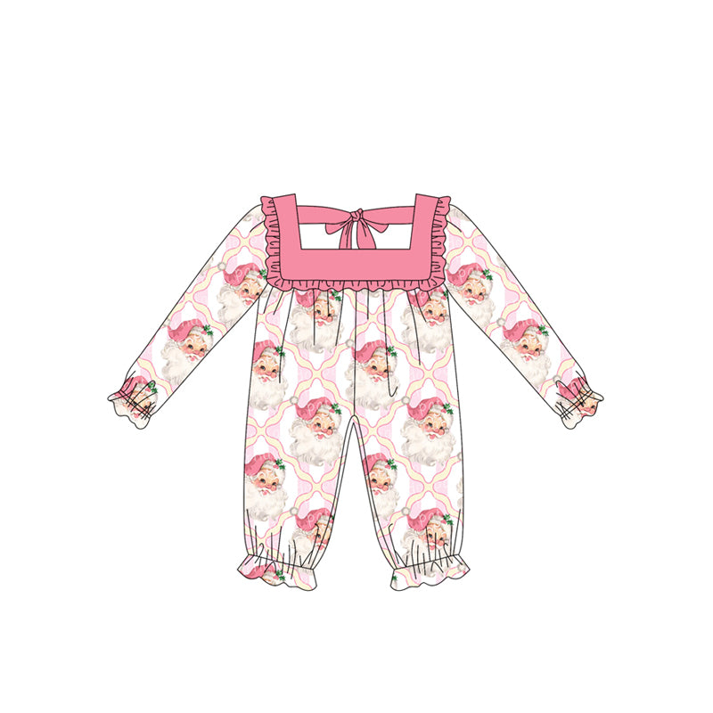5.16LR2212 Girls Santa Claus Pink Toddler Clothes