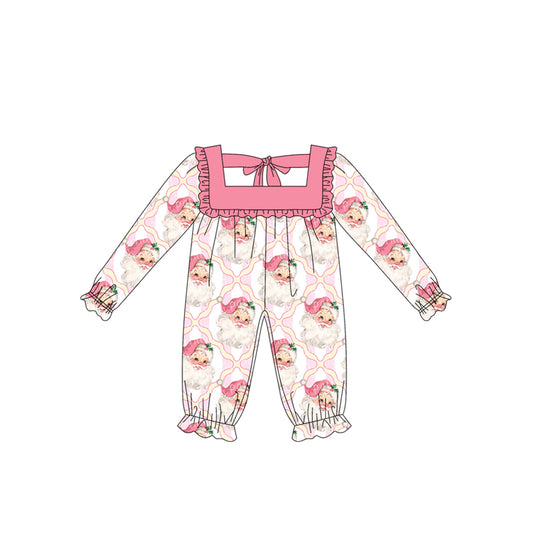 5.16LR2212 Girls Santa Claus Pink Toddler Clothes