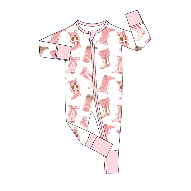 5.17LR225 Boots Pink Long Sleeve Toddler Clothes