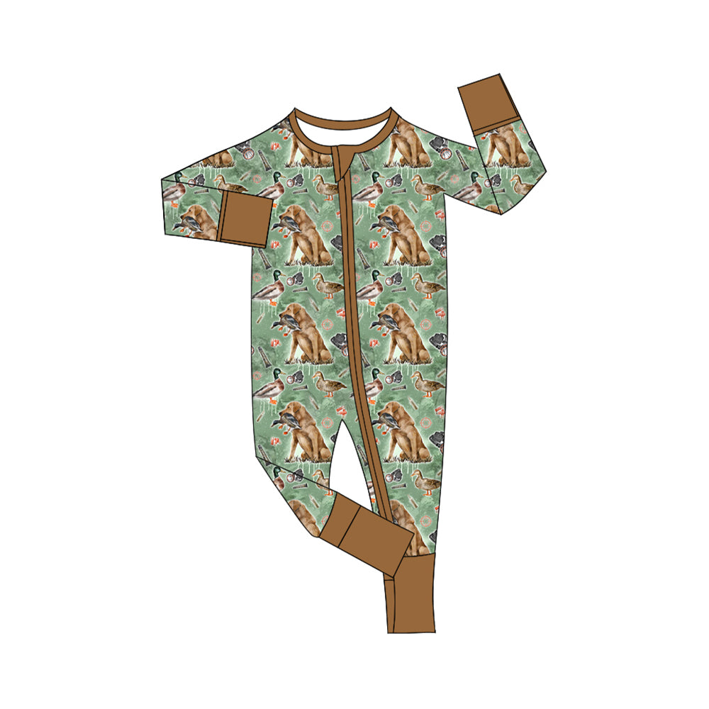 5.17LR2234 Puppy Duck Brown Toddler Clothes